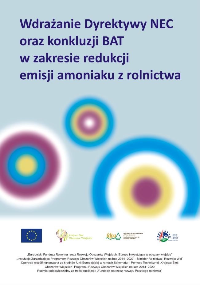 Wdrażanie Dyrektywy NEC oraz konkluzji BAT w zakresie emisji amoniaku z rolnictwa