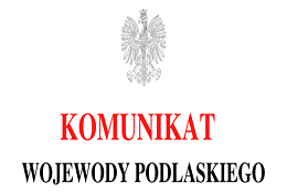 ROZPORZĄDZENIE PORZĄDKOWENR 1/2020 WOJEWODY PODLASKIEGO