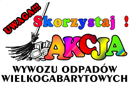 Akcja wywozu odpadów wielkogabarytowych oraz zużytego sprzętu elektrycznego i elektronicznego