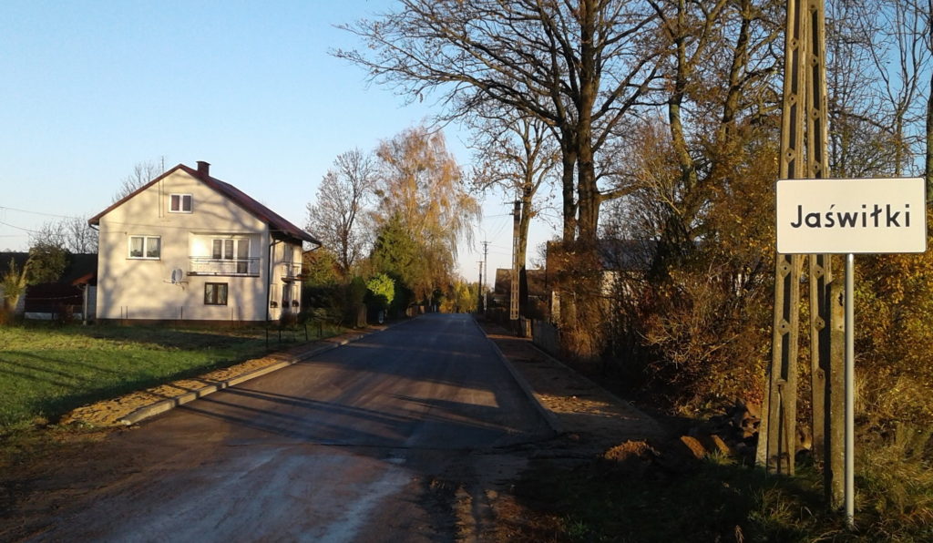 Przebudowa drogi gminnej w miejscowości Jaświłki