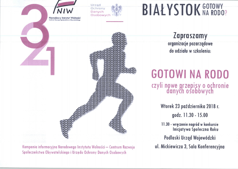 Szkolenie GOTOWI NA RODO