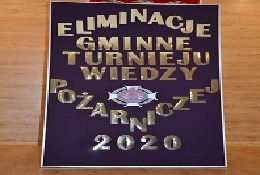 Gminne Eliminacje Ogólnopolskiego Turnieju Wiedzy Pożarniczej