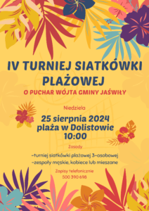 IV Turniej Siatkówki Plażowej