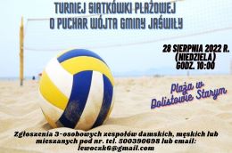 Turniej Piłki Plażowej o Puchar Wójta Gminy Jaświły