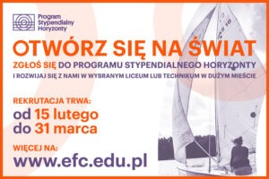 Stypendium Horyzonty czeka na Ciebie