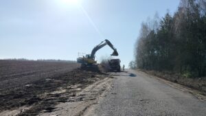Rozpoczęcie prac nad modernizacją drogi powiatowej Nr 1407B Jaświły - Starowola