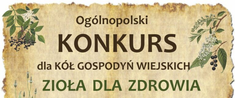 Konkurs "Zioła dla zdrowia"